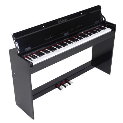木製グレイン88キーストレングスキーボードMIDI垂直デジタルピアノ